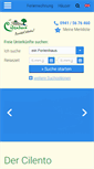 Mobile Screenshot of cilento-ferien.de